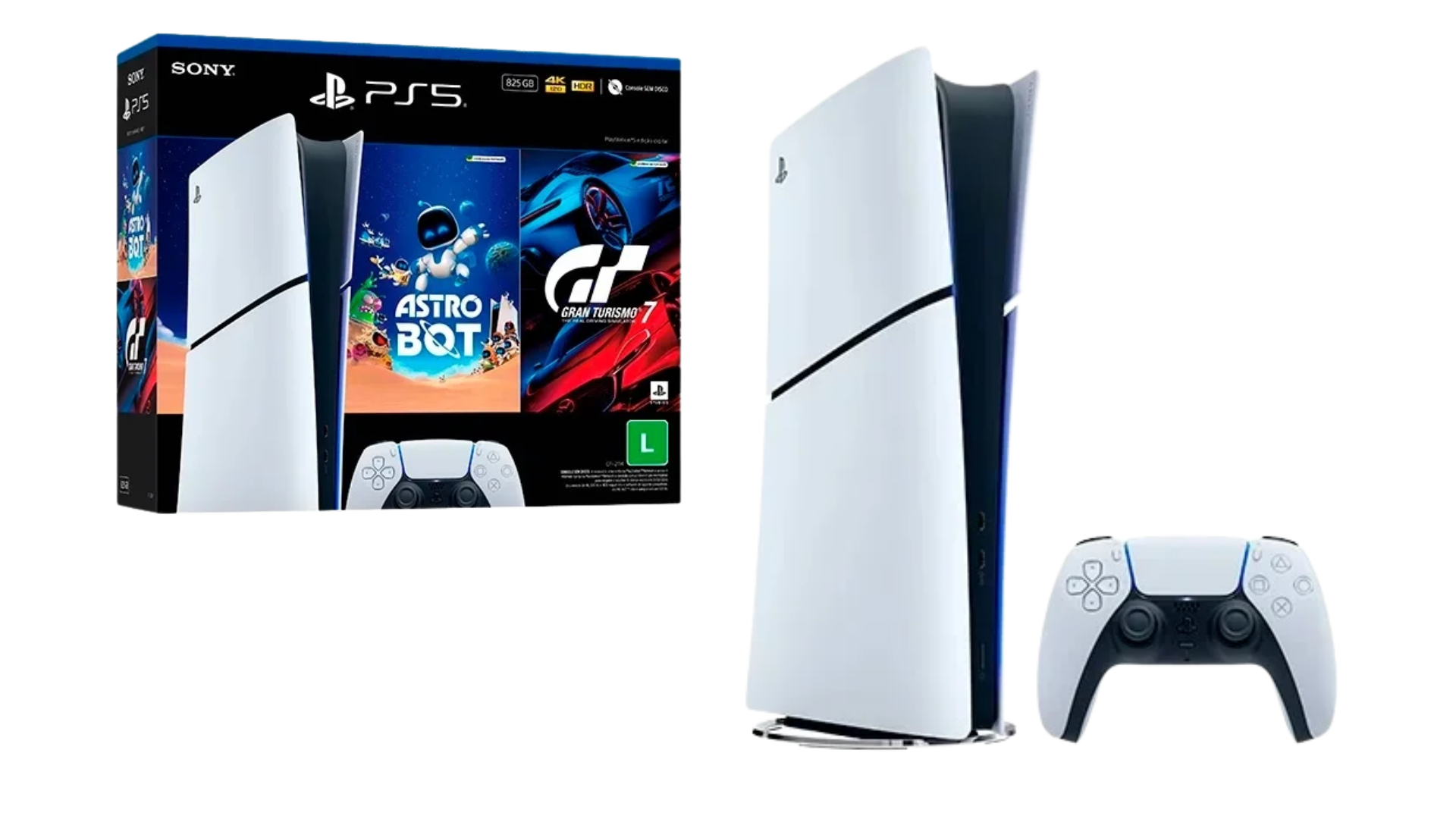 PlayStation 5 Midia Digital- AstroBot e Gran Turismo